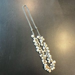 Pearl necklace. 14” drop